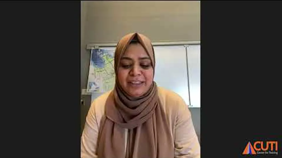 Nazima Ishrath, CUTI graduate
